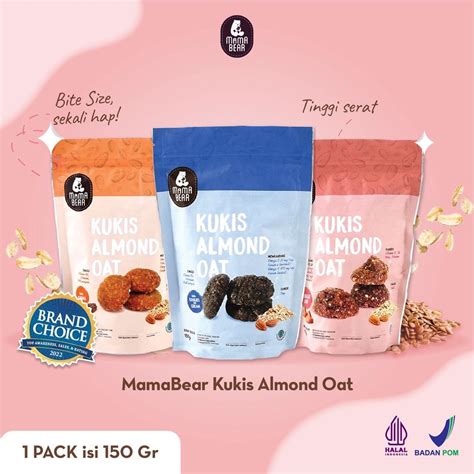 Jual Mama Bear KUKIS ALMOND OAT KUKIS ASI Booster Pelancar Peningkat