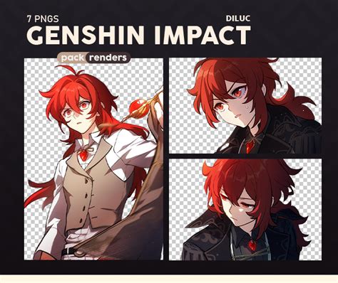 Genshin Impact Renders Pack 6 By Coolcatsong On Deviantart