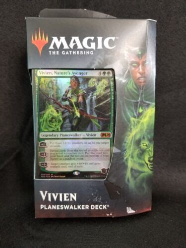 Magic The Gathering Core Set 2020 Planeswalker Deck Vivien Mtg New Sealed 630509781201 Ebay