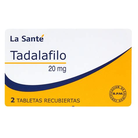 Tadalafilo 20 Mg 2 Tabletas Ls Drogueria Sanigi