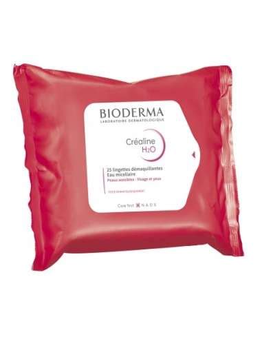 Bioderma Créaline H2O Lingettes démaquillantes visage et yeux peaux