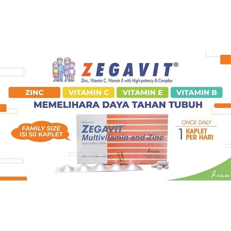 Jual Zegavit Multivitamin Dan Zinc Box Shopee Indonesia