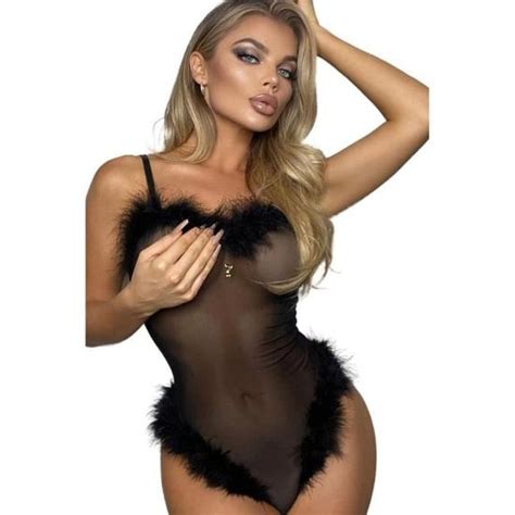 Ootday Ensemble Lingerie Femme Lc Noirdentelle Sexy Noir