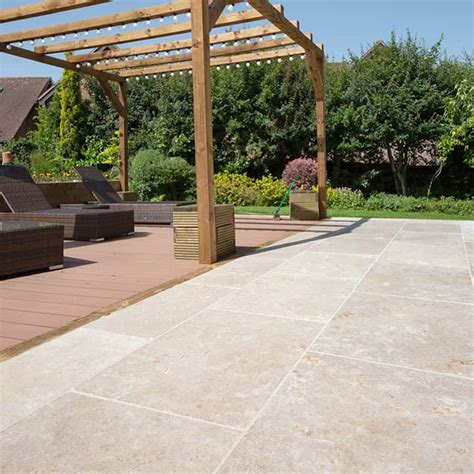 Dijon Blend Tumbled Limestone Tiles Dijon Limestone