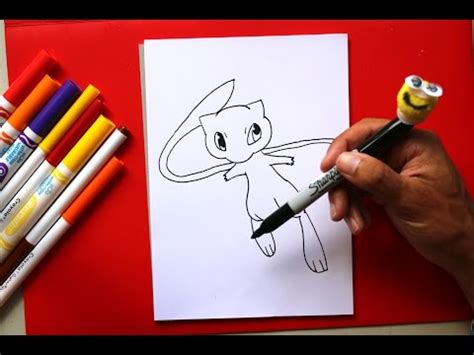 A Step-by-Step Guide to Drawing Mew from Pokémon