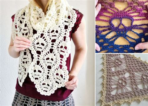 Beginner Friendly Feminine Crochet Shawls Pattern Center