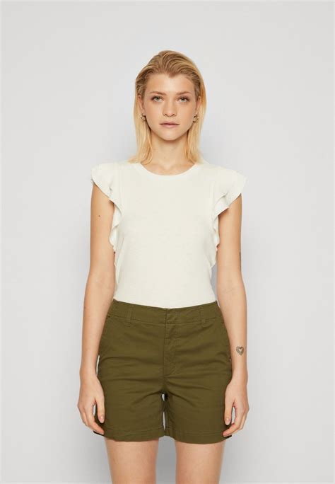 Gap Canyon Double Flutter T Shirt Print White Offwhite Zalando De