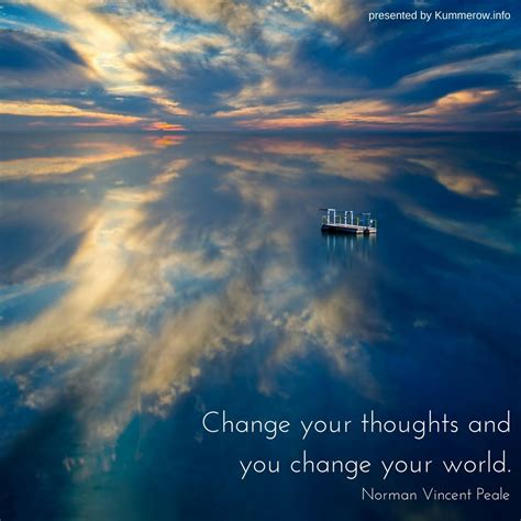 Change Your Thoughts And You Change Your World Norman Vincent