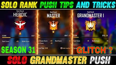 Platinum To Grandmaster Fast Rank Push In Hours Solo Rank Push Tips