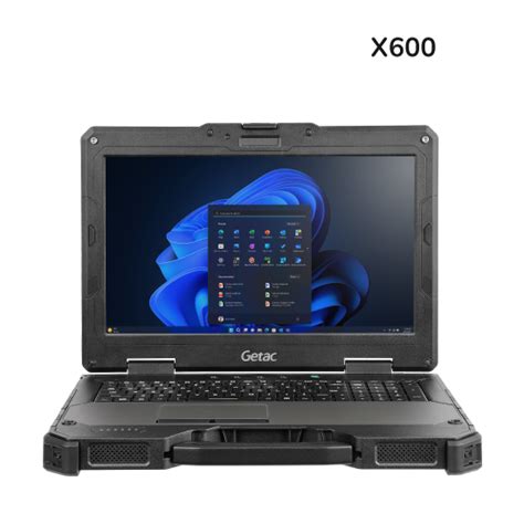 Getac X600 15.6" Fully-Rugged Mobile Command Workstation — Core Ultra 7 vPro, 32GB RAM, 1TB FIPS Quick-Release NVMe, Dual RJ45 + RS-232 Serial + Night-Vision Mode (FIPS-TAA) (X600-I7-32-1TB-MIL-RJ45-FIPS-TAA)