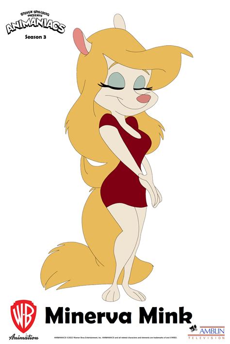 Minerva Mink Animaniacs 2020 Season 3 Close Her Eyes Model Character