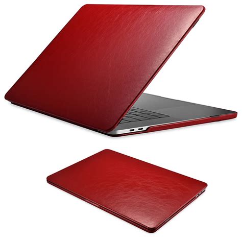 Shop Pc Pu Leather Protective Case For Macbook Pro Inch