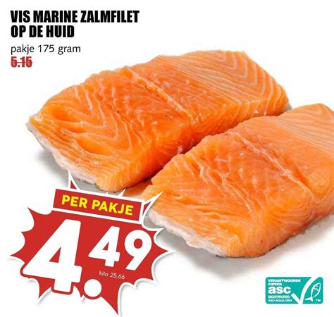 Vis Marine Zalmfilet Op De Huid Aanbieding Bij Mcd Supermarkt Folders Nl