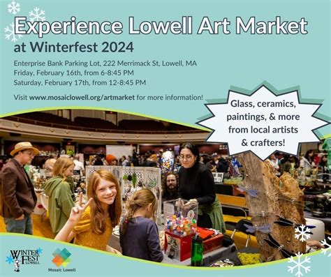 Experience Lowell Art Market at Winterfest - Mosaic Lowell