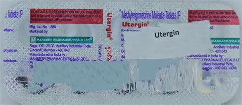 Utergin - Strip of 10 Tablets : Amazon.in: Health & Personal Care