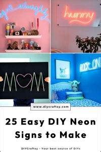 20 DIY Neon Sign Ideas to To Make Light up Signs