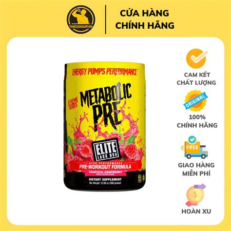 Metabolic Pre L N D Ng Ch Nh H Ng Elite Labs D Ng Preworkout Si U