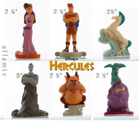 Hercules Figurines T Set Applause Rare Disney Figure Megara Pegasus Hades Ebay