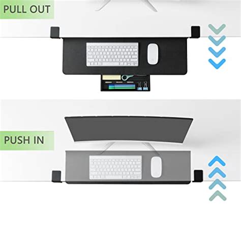 Ethu Keyboard Tray Under Desk X Large Size Keyboard Tray