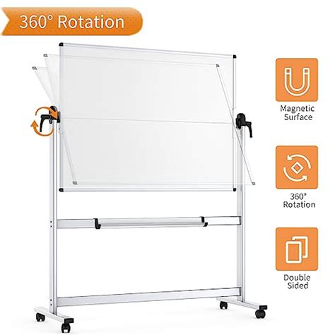 Snapklik Viz Pro Double Sided Mobile Whiteboard X Inches