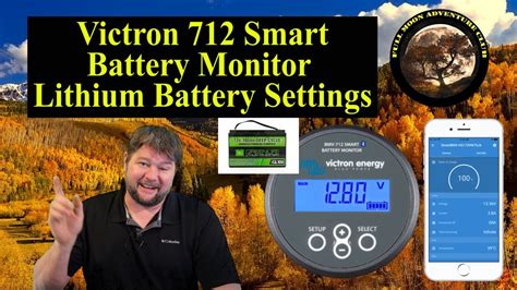 Victron Smart Lithium Battery Settings Youtube