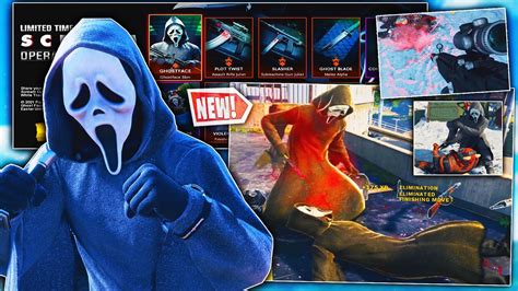 The New Scream Operator Bundle In Cold War Warzone Ghostface