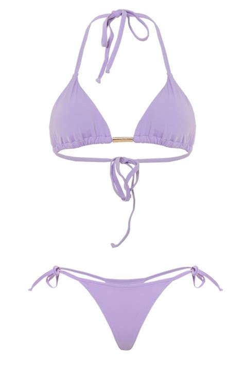 Pastel Lilac Bikini Oleaje Swimwear