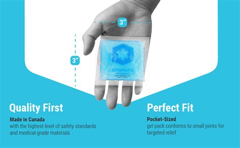Amazon Icewraps X Mini Reusable Gel Ice Packs Hot Cold Pack For Injuries Joint Pain
