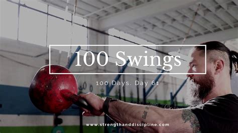 Day 61 100 Kettlebell Swings A Day For 100 Days Challenge Youtube