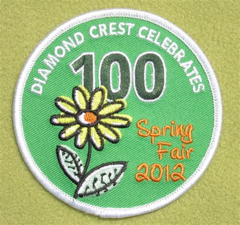 Girl Scouts Northern California Diamond Crest 100th Anniversary Patch