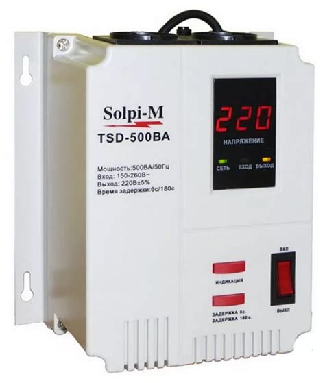 Стабилизатор напряжения Solpi M TSD 500BA