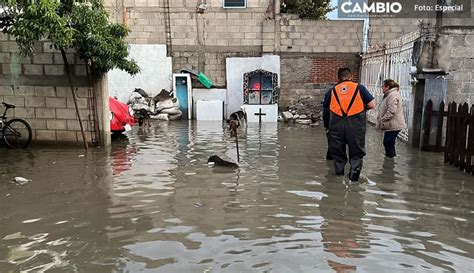 Fuertes Lluvias Dejan Casas Inundadas En Puebla VIDEO