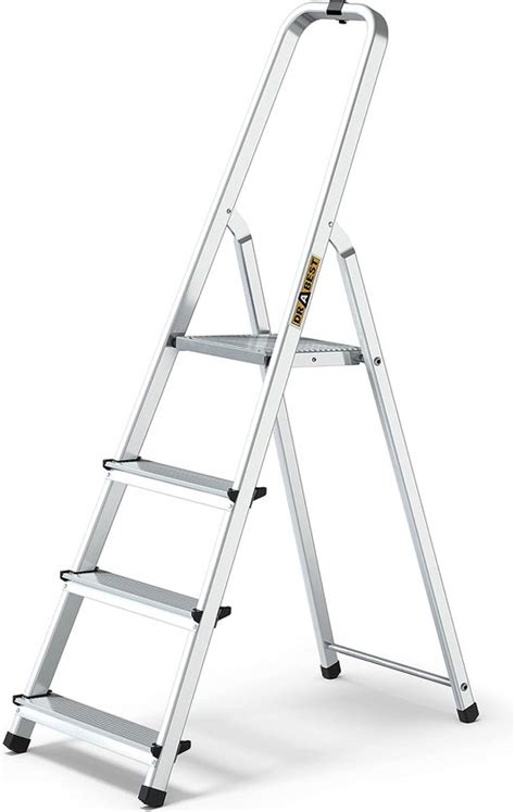 Trapladder Met Treden Aluminium Ladder Huishoudladder Belastbaar