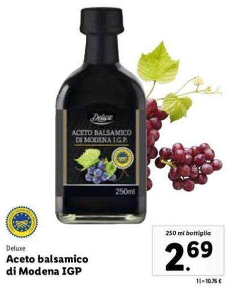 Deluxe Aceto Balsamico Di Modena IGP 250 Ml Offerta Di Lidl