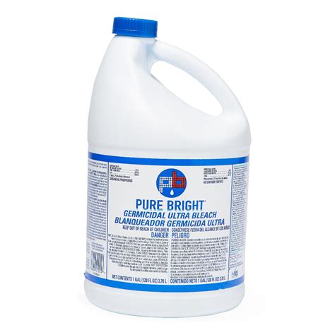 Pure Bright Germicidal Ultra Bleach Label Ythoreccio