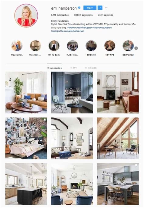 Os Melhores Perfis De Instagram De Design De Interiores