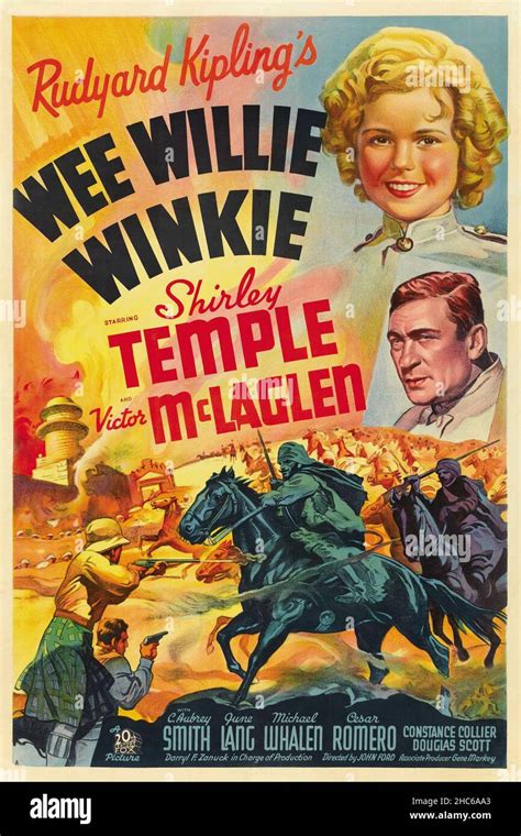 Victor Mclaglen And Shirley Temple In Wee Willie Winkie 1937 Directed By John Ford Credit