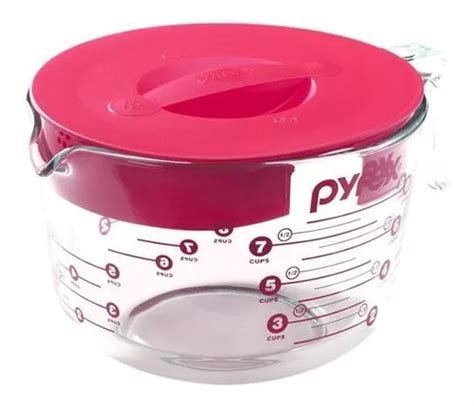 Jarra Medidora Vidrio Con Tapa 2 Litros Basics Pyrex Envío gratis