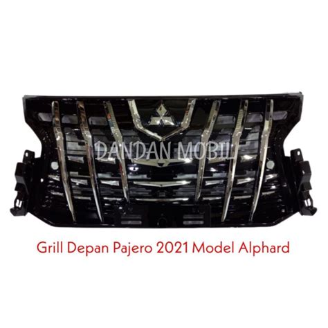 Jual Grill Depan All New Pajero Sport 2021 On Hitam Model Alphard