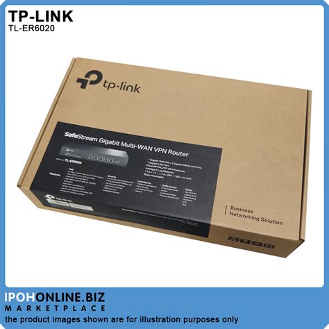 TP-LINK | TL-ER6020 | SafeStream Gigabit | Multi-WAN | VPN Router ...