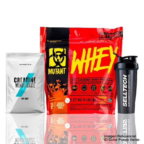 Ripley MUTANT WHEY 5LB CHOCOLATE CREATINA MYPROTEIN 250GR SHAKER