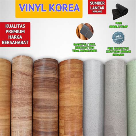 Jual Karpet Lantai Vinyl Import Korea Motif Kayu Ls Kota