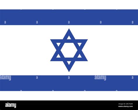 Flag Of Israel Vector Illustration Stock Vector Image And Art Alamy