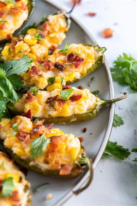 Corn Dip Stuffed Jalapenos Flavor The Moments