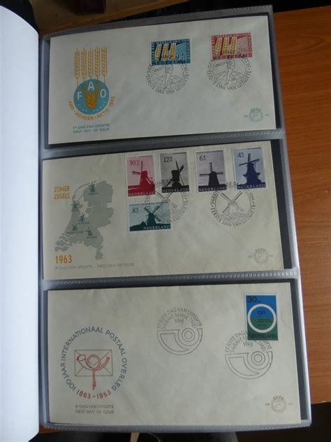 Nederland Complete Collectie Fdc S In Davo Albums Nvph