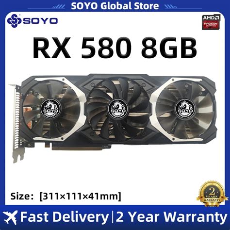 Soyo Amd Rx Gb Sp Gaming Graphics Card Gddr Bit Pci Express