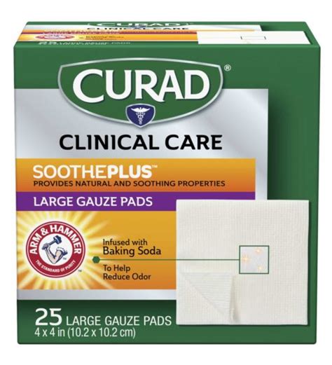 Large Gauze Pads With Arm Hammer Baking Soda X Count