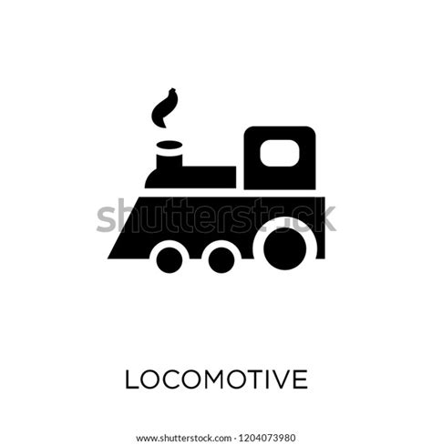 Locomotive Icon Locomotive Symbol Design Desert Vector De Stock Libre De Regalías 1204073980