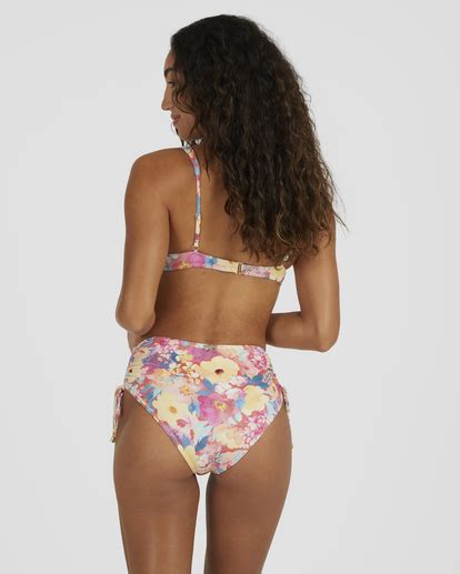 Summer Bliss Ruched Retro Bikini Bottoms Billabong