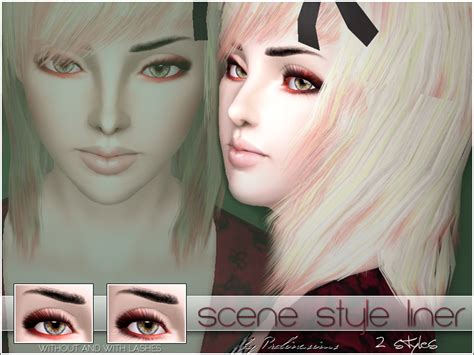 The Sims Resource Scene Style Liner Duo